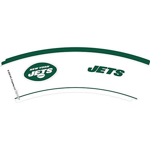 Tervis Made in USA Double Walled NFL New York Jets Insulated Tumbler Cup Keeps Drinks Cold & Hot, 16oz Mug, Tradition