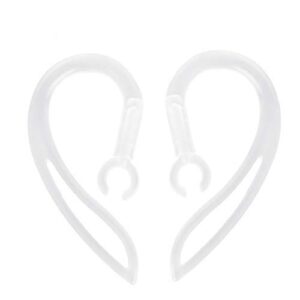 kangneei ear hook loop clip,6mm bluetooth earphones transparent soft silicone ear hook loop clip headset