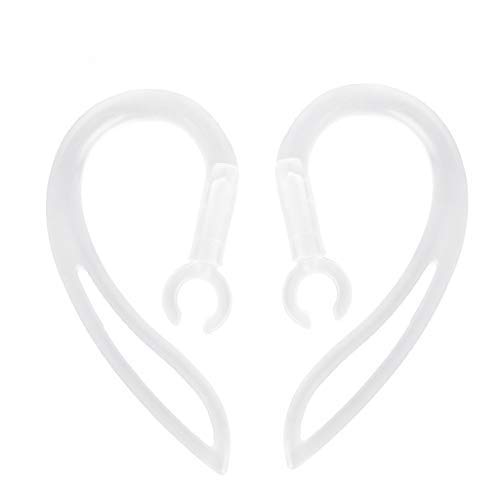 KANGneei Ear Hook Loop Clip,6mm Bluetooth Earphones Transparent Soft Silicone Ear Hook Loop Clip Headset