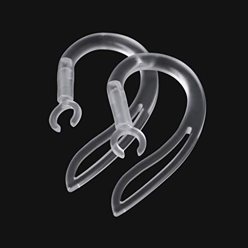 KANGneei Ear Hook Loop Clip,6mm Bluetooth Earphones Transparent Soft Silicone Ear Hook Loop Clip Headset