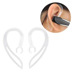 KANGneei Ear Hook Loop Clip,6mm Bluetooth Earphones Transparent Soft Silicone Ear Hook Loop Clip Headset