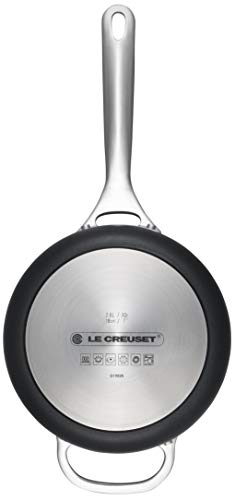 Le Creuset Toughened Nonstick PRO Saucepan With Glass Lid, 3 qt.