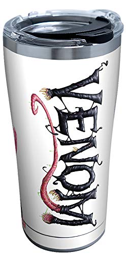 Tervis Triple Walled Marvel - Venom Insulated Tumbler Cup Keeps Drinks Cold & Hot, 20oz - Stainless Steel, Venom Classic