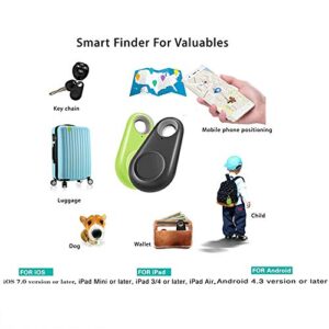 KUTTXRAS Smart Key Finder Pet Tracker Wireless Anti Lost Alarm Sensor Bidirectional Positioning for Kids，Forgetful and Old People-4 Pack with Detailed Instructions for Use