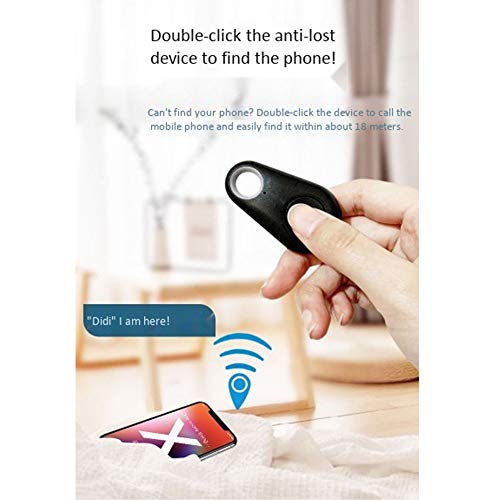 KUTTXRAS Smart Key Finder Pet Tracker Wireless Anti Lost Alarm Sensor Bidirectional Positioning for Kids，Forgetful and Old People-4 Pack with Detailed Instructions for Use