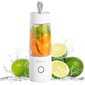 LLLJJJ Portable Blender, Mini Blender with USB Charging Function, Mini Blending Juicer for Fruits and Milkshakes, can Squeeze Juice in 45s, Suitable for Family, Travel, Outdoor, Micro Blender(1 PCS)