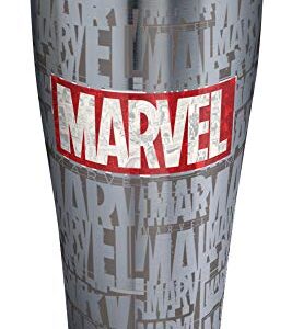 Tervis Marvel Logo Triple Walled Insulated Tumbler, 1 Count (Pack of 1), Stainless Steel