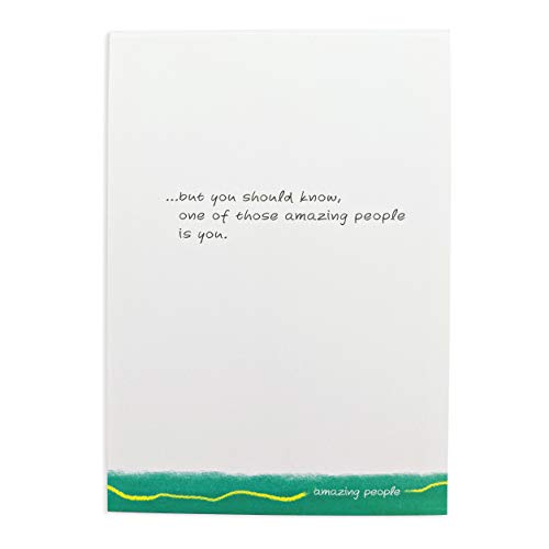 Blue Mountain Arts Greeting Card “Amazing People” Is a Perfect Birthday, Christmas, or “Thinking of You” Card for Someone You Appreciate More Than You Could Say, by Ashley Rice, WC401