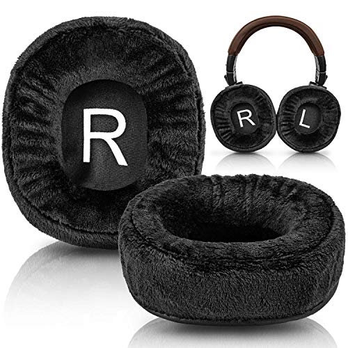 Arctis Ear Cushions - Velour Earpads Compatible with Arctis 7/5/3/1, Arctis Pro, Arctis 9X, Arctis 7X, Arctis 7P, G PRO X, RIG 800 Series, BlackShark V2 X, ATH M50X, M40X, MDR-7506 Headphones