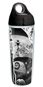 tervis disney - nightmare before christmas made in usa double walled insulated tumbler travel cup keeps drinks cold & hot, 24oz water bottle, classic
