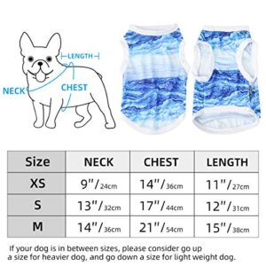 Hotumn Dog Cooling Vest Instant Cooling Dog Clothes Breathable Walking Dog Costume Dog Shirts Summer Tank Top Ice Vest for Small Dogs Cats Walking Exercise Hiking