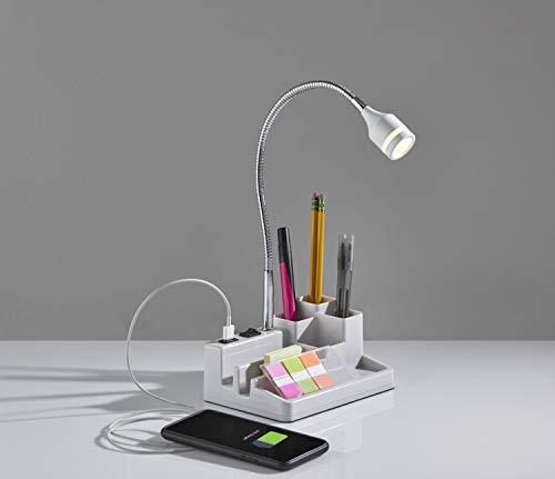 Adesso LED Charging Station Desk Lamp