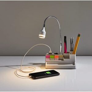 Adesso LED Charging Station Desk Lamp