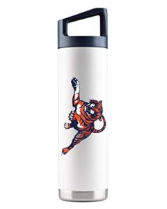gametime sidekicks auburn tigers stainless steel bottle - insulated water bottle tumbler - copper-lined, vacuum double wall maximum temperature efficiency (22oz white tiger)