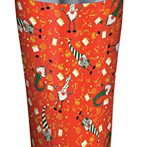 Tervis Christmas Gnomes Pattern Holiday Triple Walled Insulated Tumbler Cup Keeps Drinks Cold & Hot, 20oz, Stainless Steel