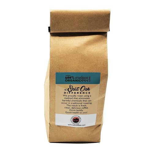 DELICIOUS Organic Decaf Coffee Water Process Chemical-Free Medium Roasted Peru Coffee Whole Beans 12oz. Sweet Espresso Crema, Almond Notes. 99.9% Free Caffeine, Fair Trade, Swiss (Single)