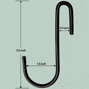 12pcs s-Hooks Hooks for Hanging Metal Hooks for Hanging Plants Stainless Steel s Hooks s Shaped Hooks Clothes Racks for Hanging Clothes Wall Hooks for Hanging.