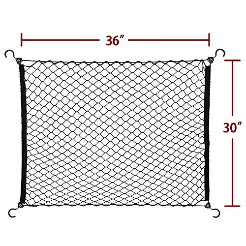 Mamiko Cargo Net for Utility Folding Wagon, Garden Cart, Folding Trolley Cart, Beach Cart, Made of Heavy Duty Nylon Net with Storage Bag / 38"X32"