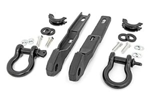 rough country tow hook shackle mount kit for 2017-2021 nissan titan - rs160