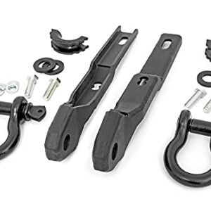 Rough Country Tow Hook Shackle Mount Kit for 2017-2021 Nissan Titan - RS160