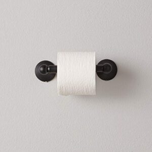 Amazon Basics AB-BR838-FB Toilet Paper Holder-Standard, 1-Piece, 8.61 Inch, Flat Black