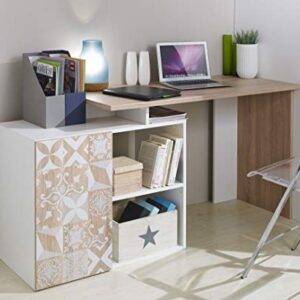 Christelle Office Home Modern Writing Computer Corner Desk l Shape