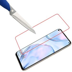 Mr.Shield [3-Pack] Designed For Huawei P40 Lite [Shorter Fit for Case Version] [Tempered Glass] [Japan Glass with 9H Hardness] Screen Protector with Lifetime Replacement