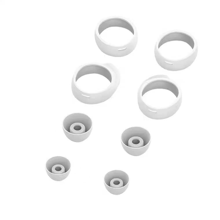 12pcs Galaxy Buds Plus SM-R175 Eartips Set Anti Slip Earhooks Kit Replacement,Silicone Earbuds Wingtips for Samsung Galaxy Buds 2019 SM-R170-White