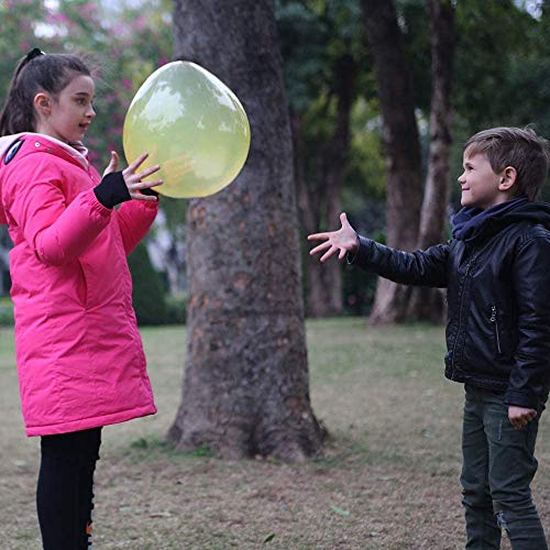 BILIPO 3Pcs Magic Balloon-Large, Bubbles for Kids Outside, Bubble Blowing Products, Bubble Toys, Bubble Balloon, Toddler Outdoor Toys,Plastic Balloons Variety Pack, 3 Tubes of Assorted Colors