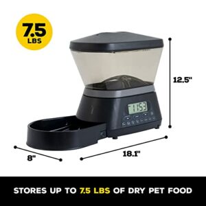 Gamma2 Nano Automatic Dog Feeder & Cat Feeder | 7.5lb Cat Food or Dog Food Storage Capacity