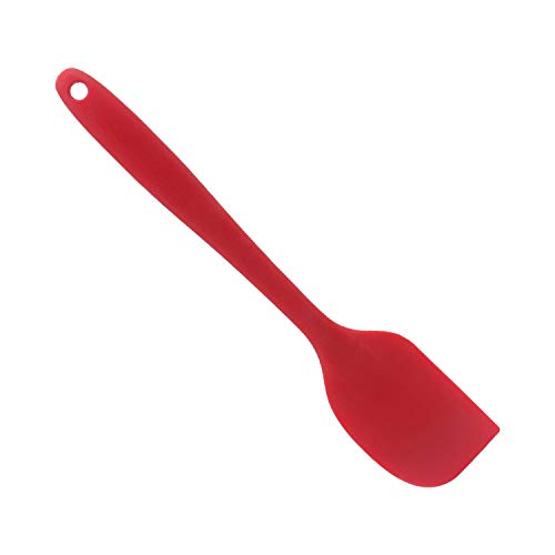 KUFUNG Silicone Spatula, BPA Free & 480°F Heat Resistant,Non Stick Rubber Kitchen Spatulas for Cooking, Baking, and Mixing (L, Red)