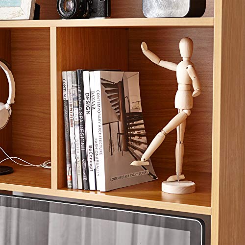 Yak About It® Extra Depth Cube Dorm Desk Bookshelf - Beech