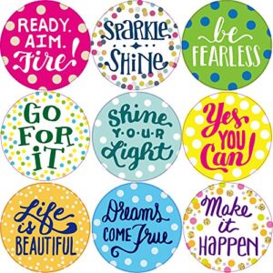 youngever 80 pack confetti positive sayings accents 6 inch