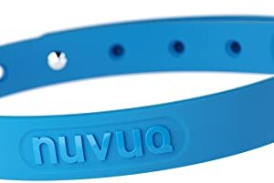 Nuvuq Comfortable, Soft and Light Cat Collar with Breakaway Snap Button (Blueberry Blue)