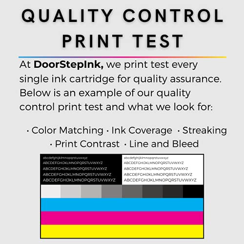 DoorStepInk Remanufactured in The USA Ink Cartridge Replacements for HP 901XL 901 XL 2 Black HP Officejet 4500, G510a, G510g, G510n, J4524, J4540, J4550, J4580, J4585, J4624, J4660, J4680