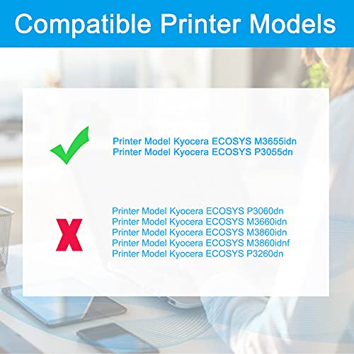 LCL Compatible Toner Cartridge Replacement for Kyocera TK-3182 TK3182 1T02T70US0 ECOSYS M3655idn and P3055dn (1-Pack Black)