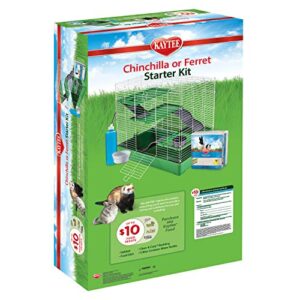 Kaytee My First Home Starter Kit Habitat for Pet Ferrets or Chinchillas