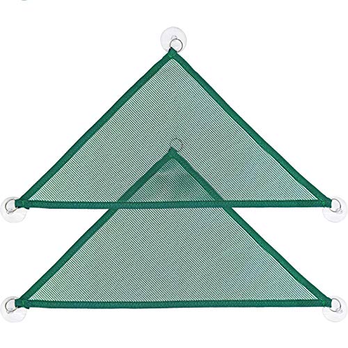 KUDES Bearded Dragon Hammock, 2 Pack Reptile Hammock Lounger Ladder Lizard Hanging Bed House Cage Accessories Reptile Terrariums Habitat Decoration for Bearded Dragons Geckos Lizards Reptile Snakes