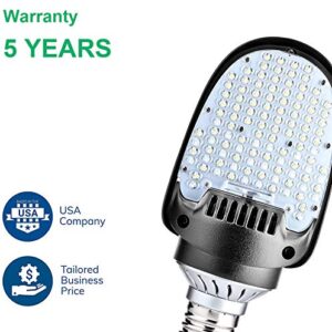 OSTEK LED Shoebox Area Corn Light Bulb 54W LED Retrofit Kits 5000K E39 Rotatable Mogul 7560LM LED Commercial Lighting - Post Street Light Security Lights Parking Light LED Paddle Bulb, UL DLC