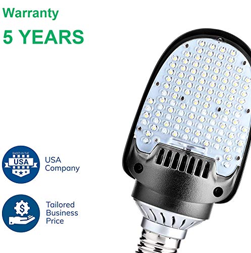 OSTEK LED Shoebox Area Corn Light Bulb 54W LED Retrofit Kits 5000K E39 Rotatable Mogul 7560LM LED Commercial Lighting - Post Street Light Security Lights Parking Light LED Paddle Bulb, UL DLC