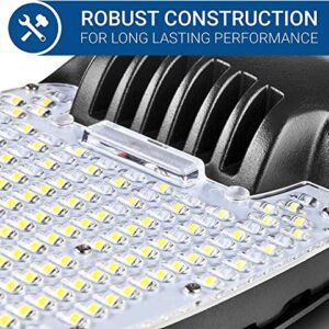 OSTEK LED Shoebox Area Corn Light Bulb 54W LED Retrofit Kits 5000K E39 Rotatable Mogul 7560LM LED Commercial Lighting - Post Street Light Security Lights Parking Light LED Paddle Bulb, UL DLC