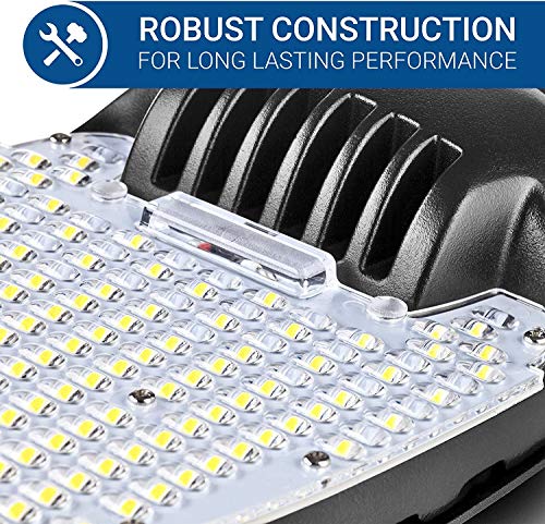 OSTEK LED Shoebox Area Corn Light Bulb 54W LED Retrofit Kits 5000K E39 Rotatable Mogul 7560LM LED Commercial Lighting - Post Street Light Security Lights Parking Light LED Paddle Bulb, UL DLC