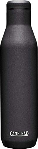 CamelBak Horizon 25 oz Wine Bottle - Insulated Stainless Steel - Leak Proof - Black