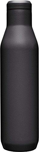 CamelBak Horizon 25 oz Wine Bottle - Insulated Stainless Steel - Leak Proof - Black