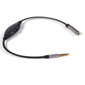 GOOVIS Audio Cable, Volume Adjustable, Audio Extension Cable for GOOVIS G2,GOOVIS Pro, GOOVIS Young VR Headset