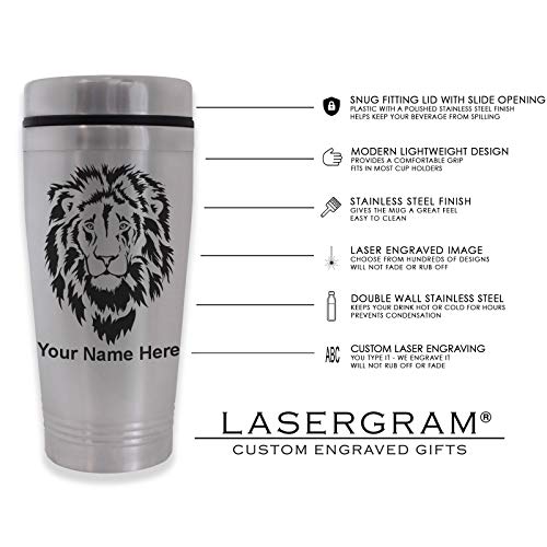 LaserGram 16oz Commuter Mug, MA Medical Assistant, Personalized Engraving Included