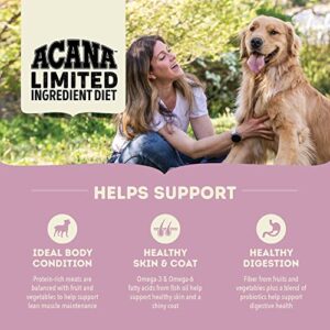 ACANA® Singles Limited Ingredient Dry Dog Food, Grain-free, High Protein, Lamb & Apple, 22.5lb