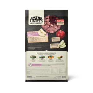 ACANA® Singles Limited Ingredient Dry Dog Food, Grain-free, High Protein, Lamb & Apple, 22.5lb