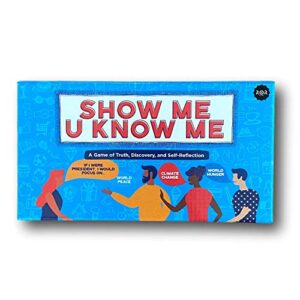 show me u know me: hilarious conversation starter icebreaker party card game of truth, discovery, and self-reflection