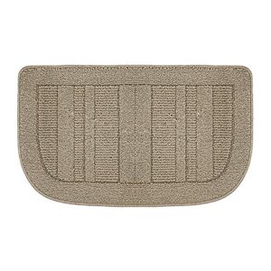 beqhause 30x18 inch kitchen rug mats, durable anti-slip absorbent dirt-resistant kitchen rug pet mat machine washable (beige)